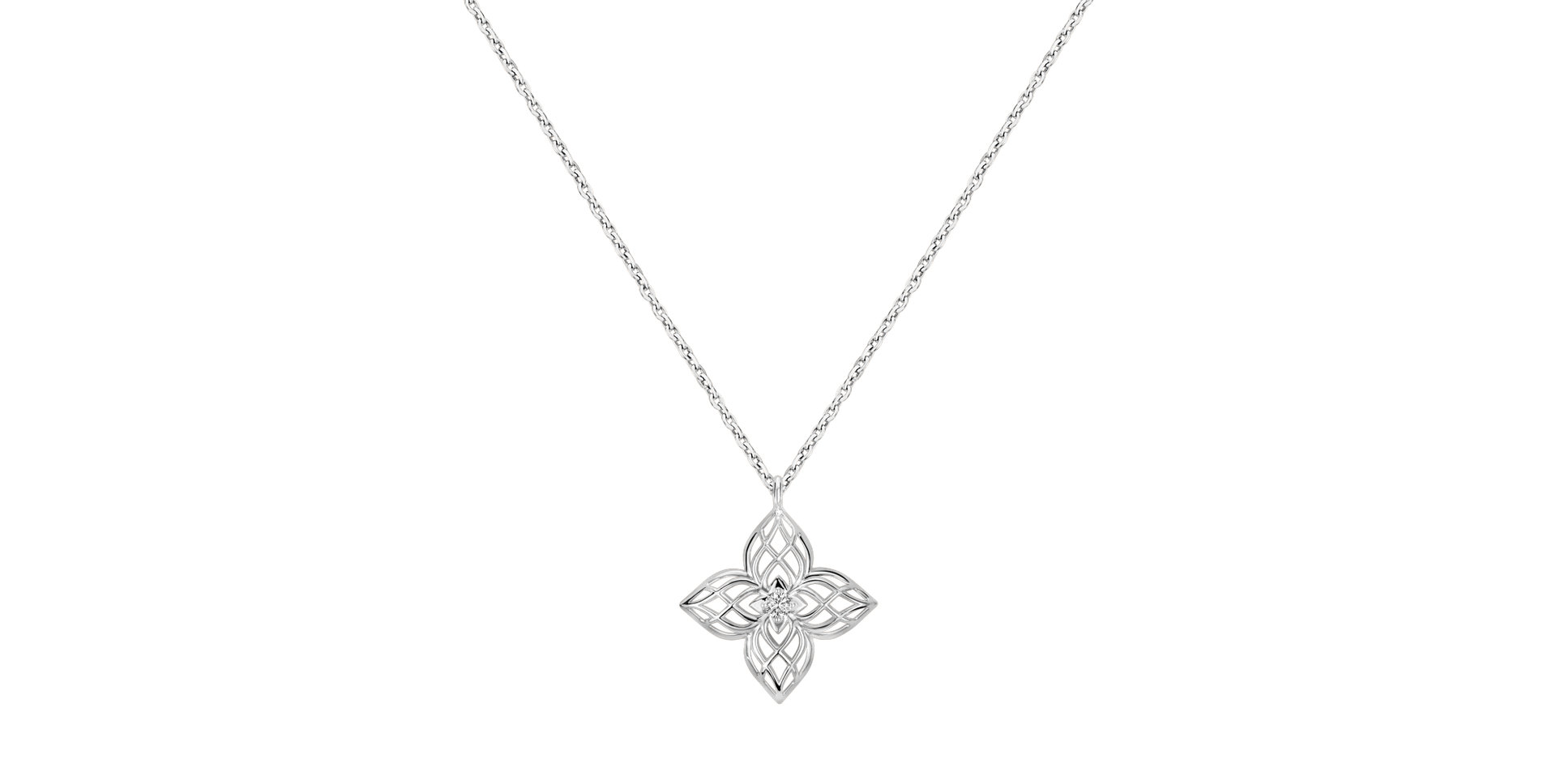 Diamond necklace Galactic Blossom