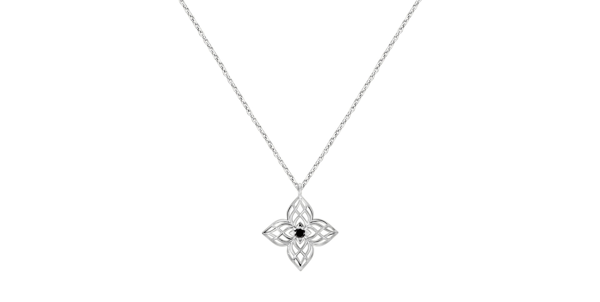 Diamond necklace Galactic Blossom