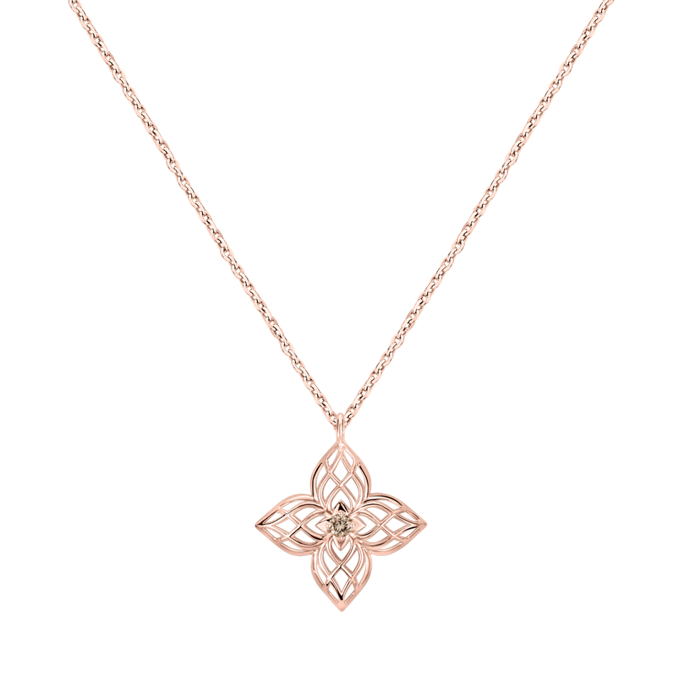 Diamond necklace Galactic Blossom