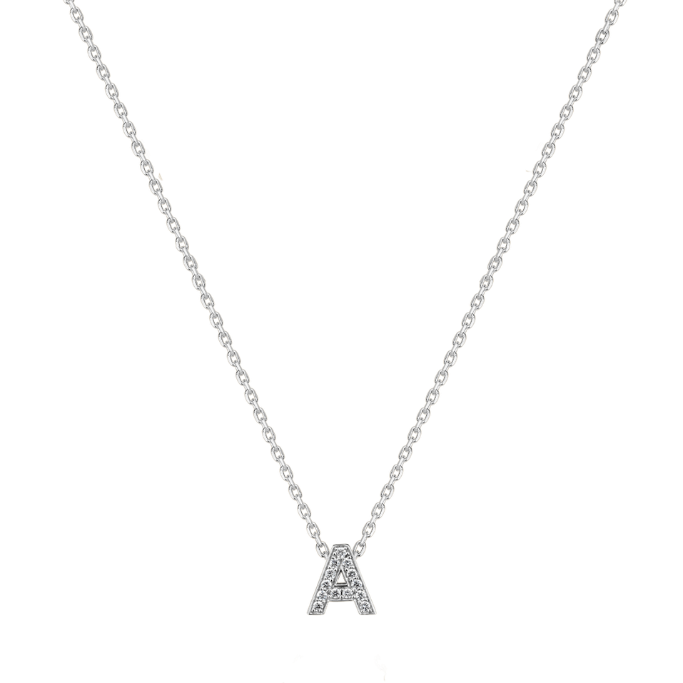 Diamond pendant Twinkling  Letter