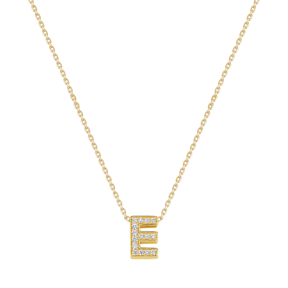 Diamond pendant Twinkling  Letter