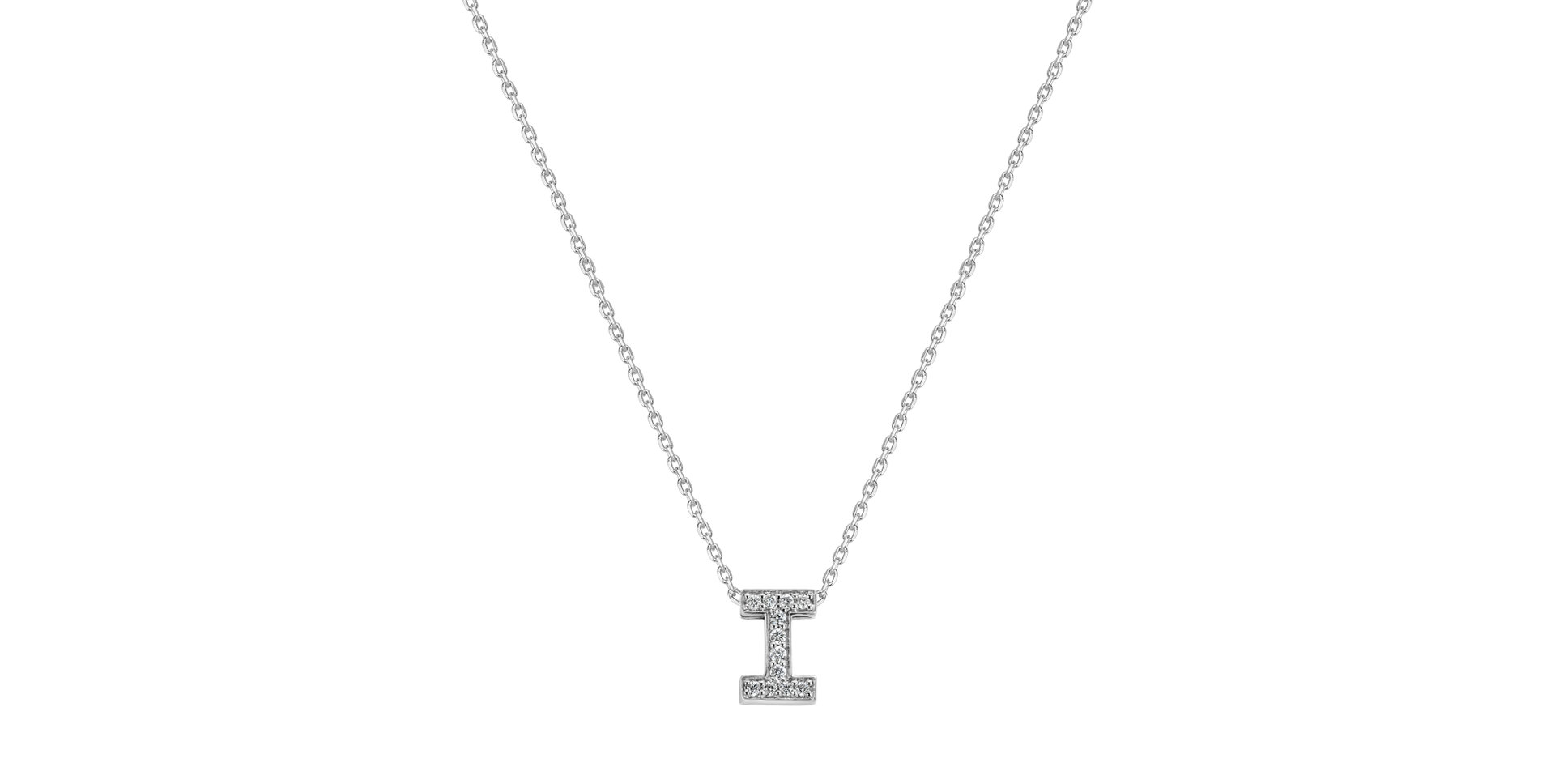 Diamond pendant Twinkling  Letter