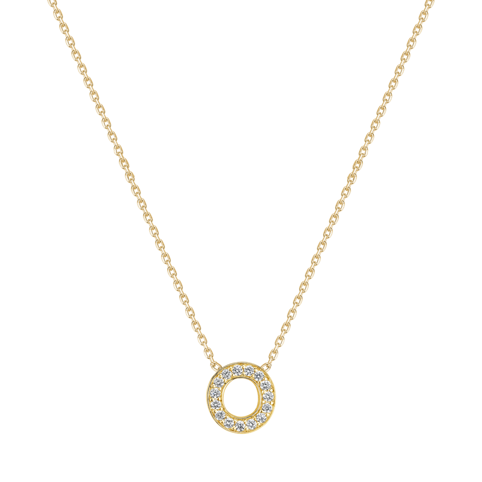 Diamond pendant Twinkling  Letter