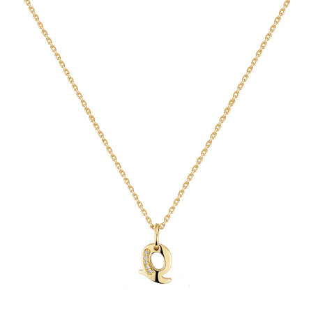 Diamond pendant Dream Letter