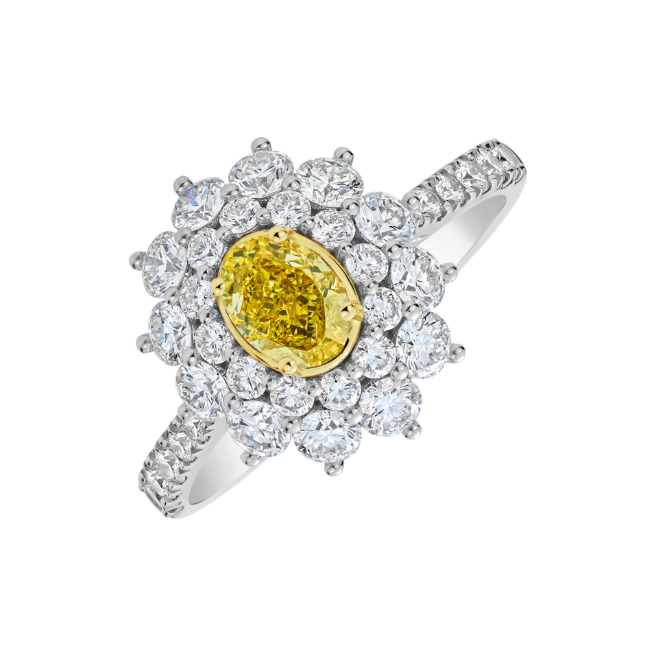 Diamond ring Soleil Royale