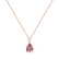 Diamond necklace with Tourmaline Whisper of Avalon2