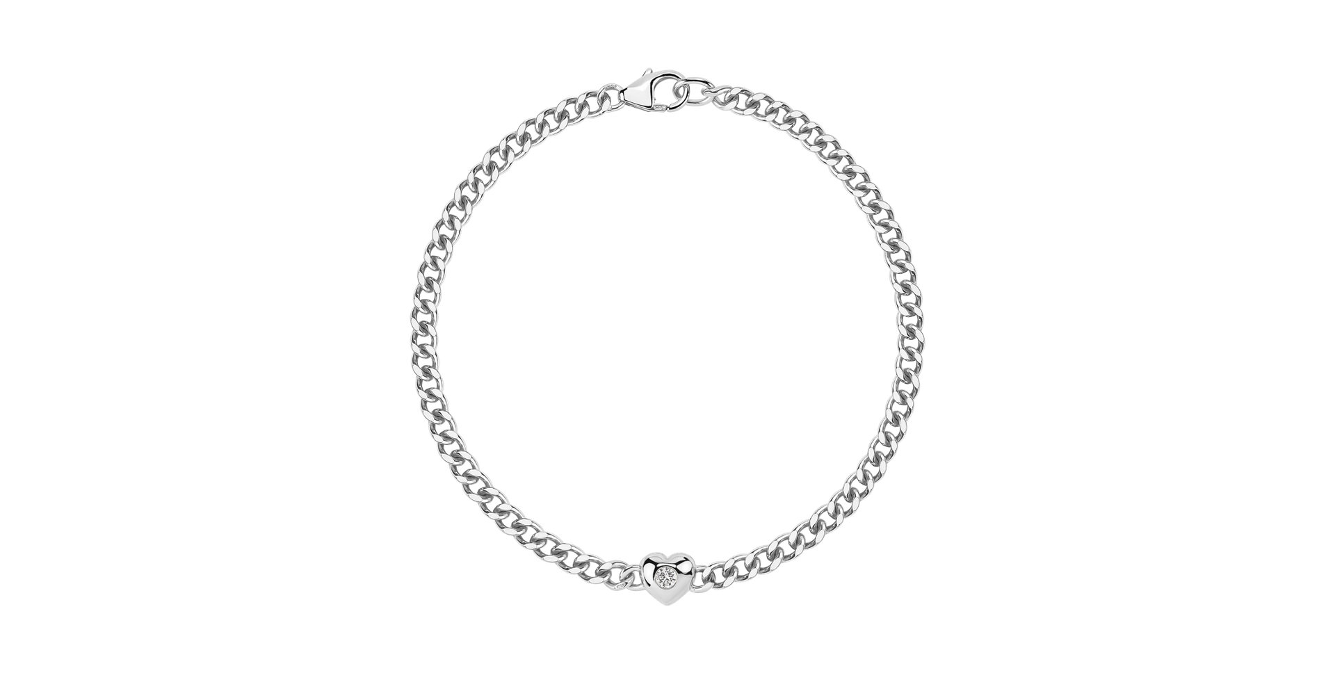 Diamond bracelet Heartline
