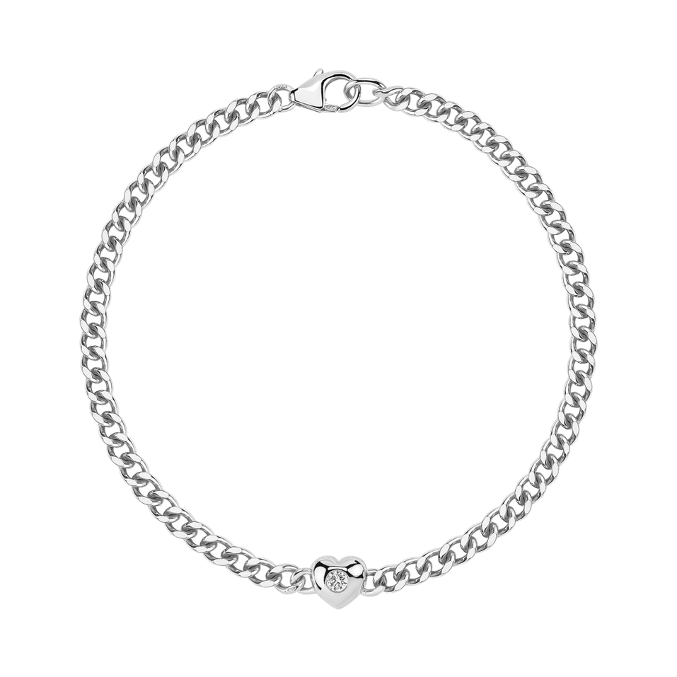 Diamond bracelet Heartline