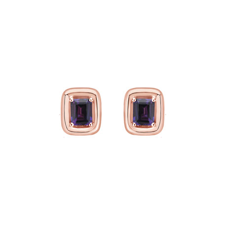 Earrings with Amethyst Nestori