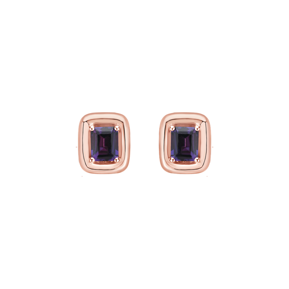 Earrings with Amethyst Nestori