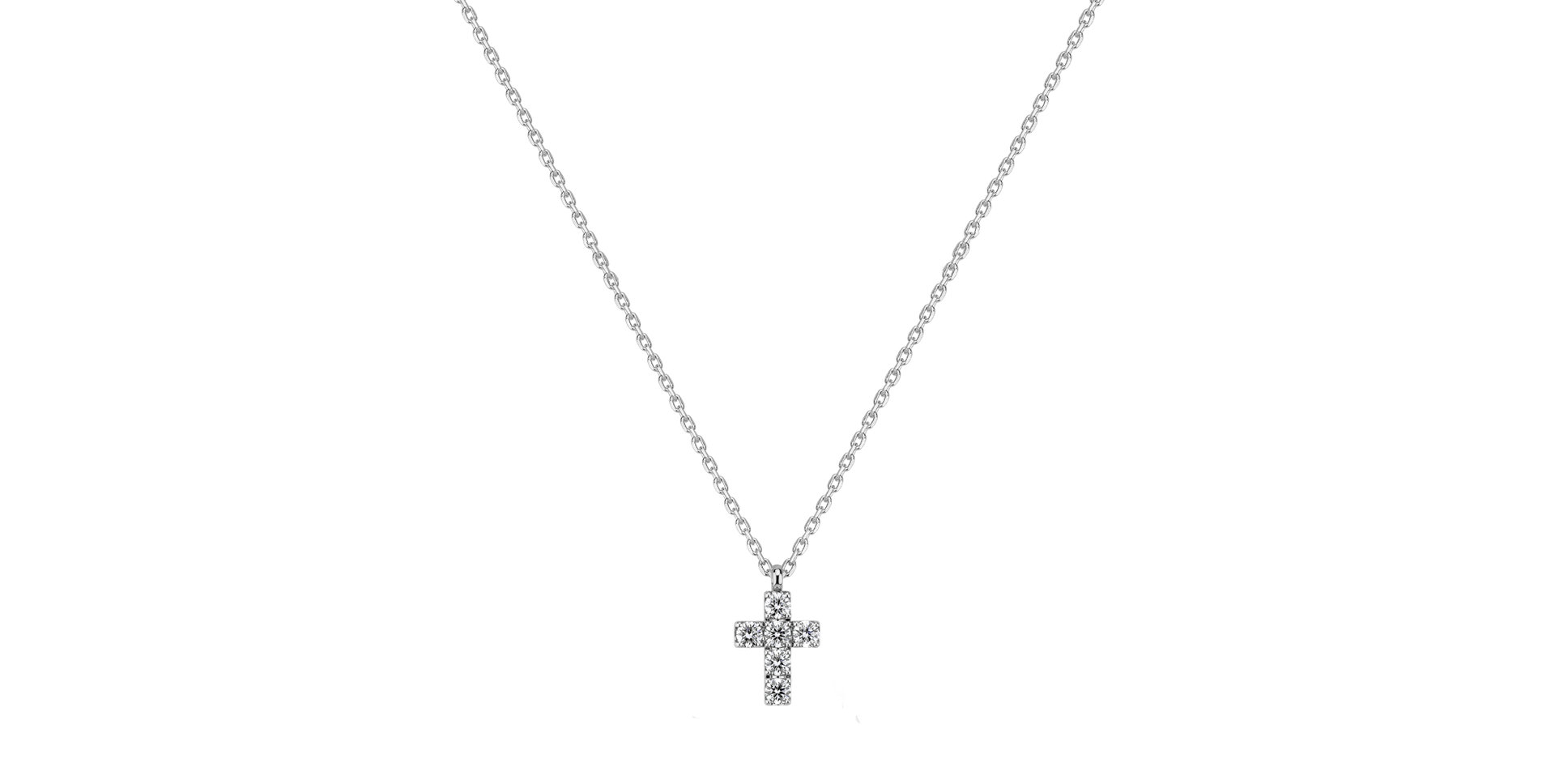 Diamond necklace Glory Cross