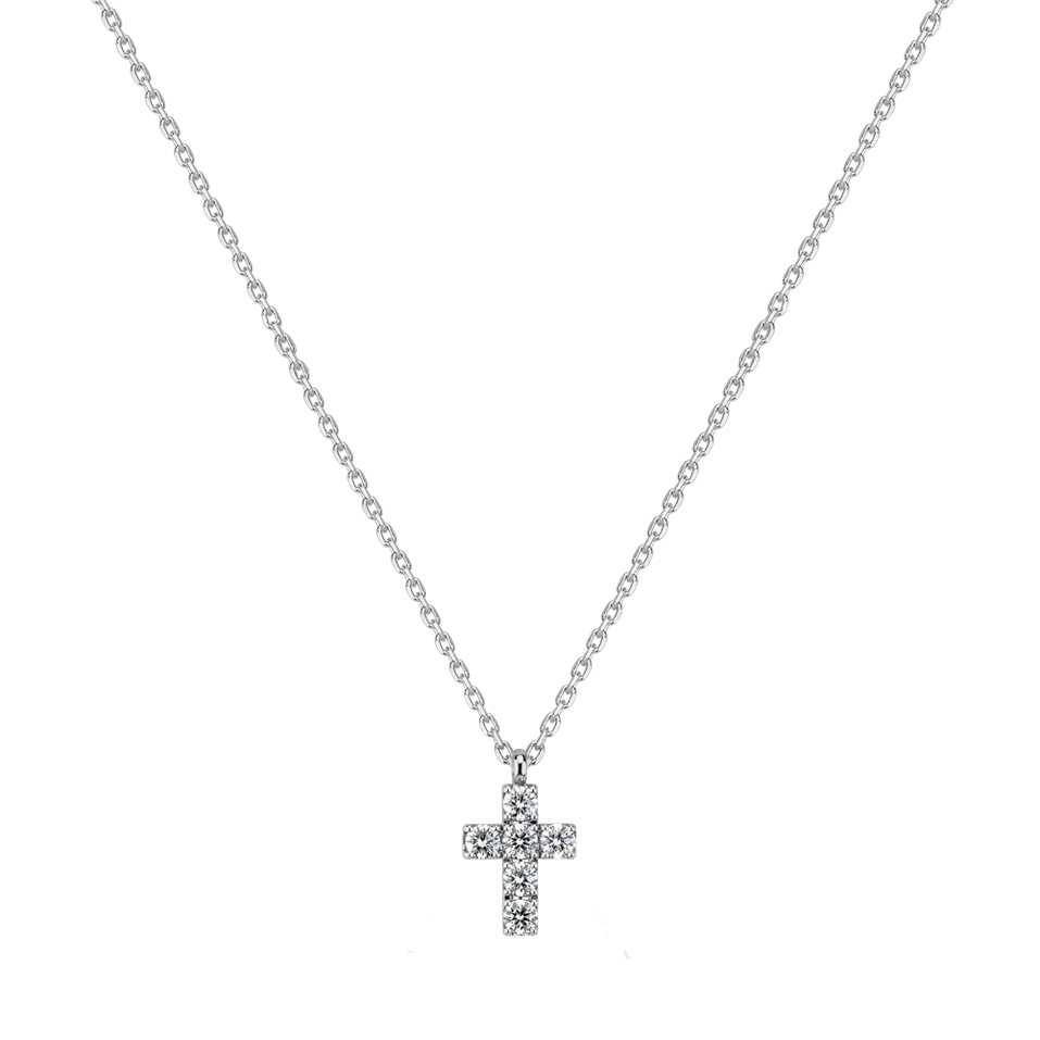 Diamond necklace Glory Cross