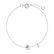 Diamond bracelet Curly Letter E2