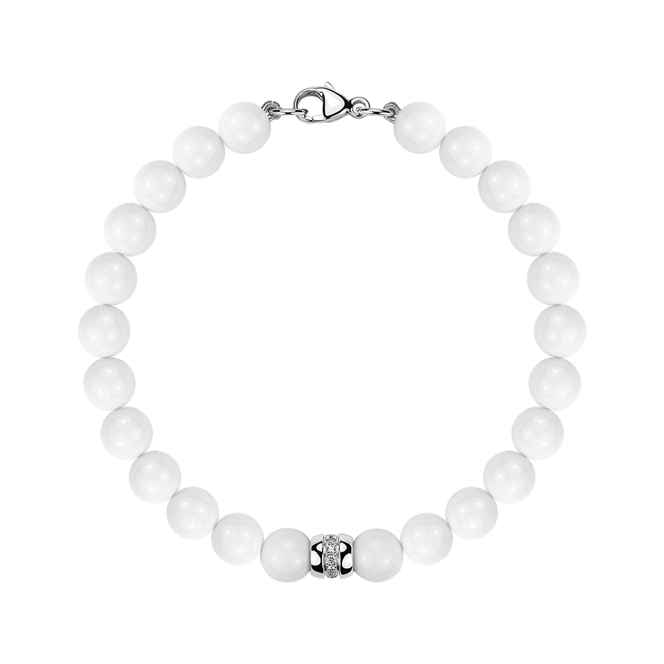 Diamond bracelet with Agates Whispers of Winter