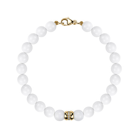 Diamond bracelet with Agates Whispers of Winter