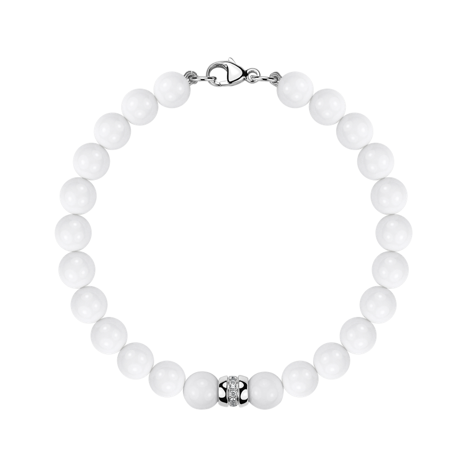 Diamond bracelet with Agates Whispers of Winter
