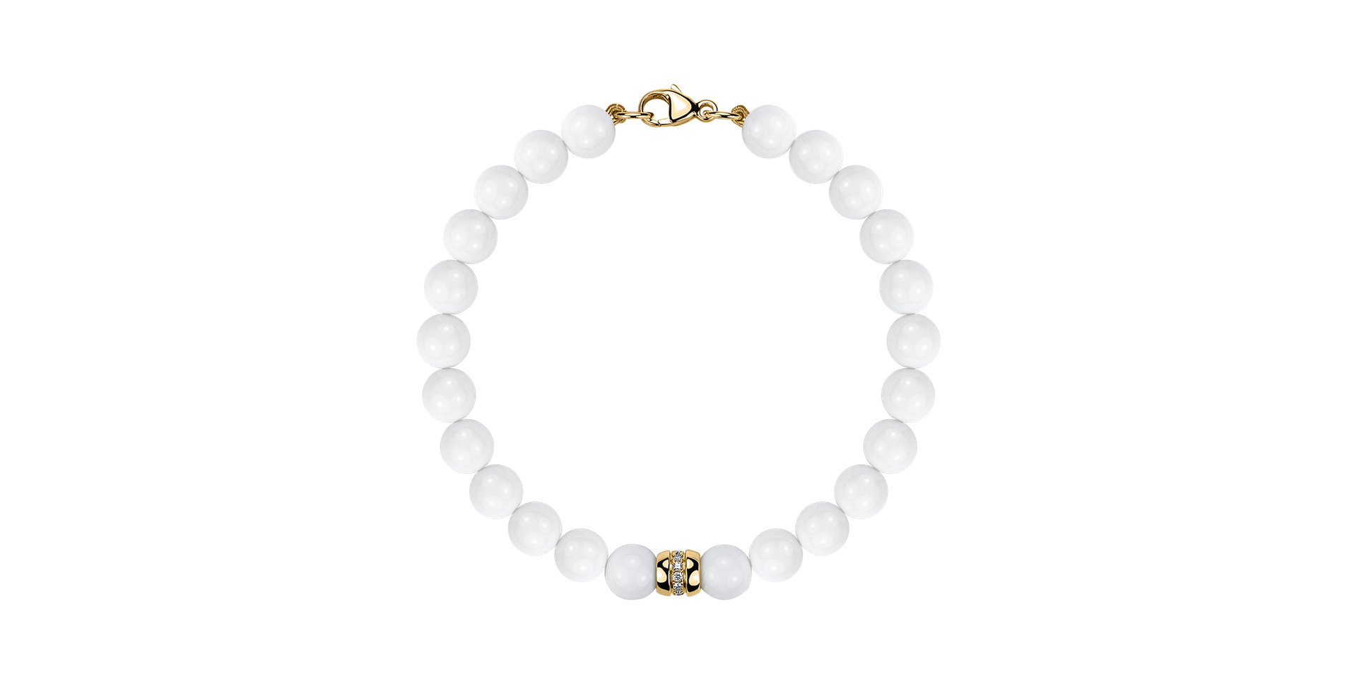 Diamond bracelet with Agates Whispers of Winter