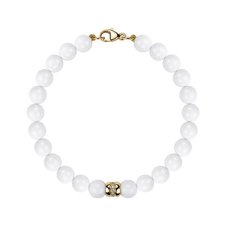 Diamond bracelet with Agates Whispers of Winter