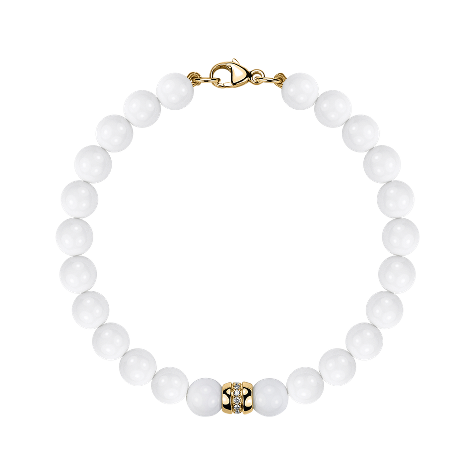 Diamond bracelet with Agates Whispers of Winter