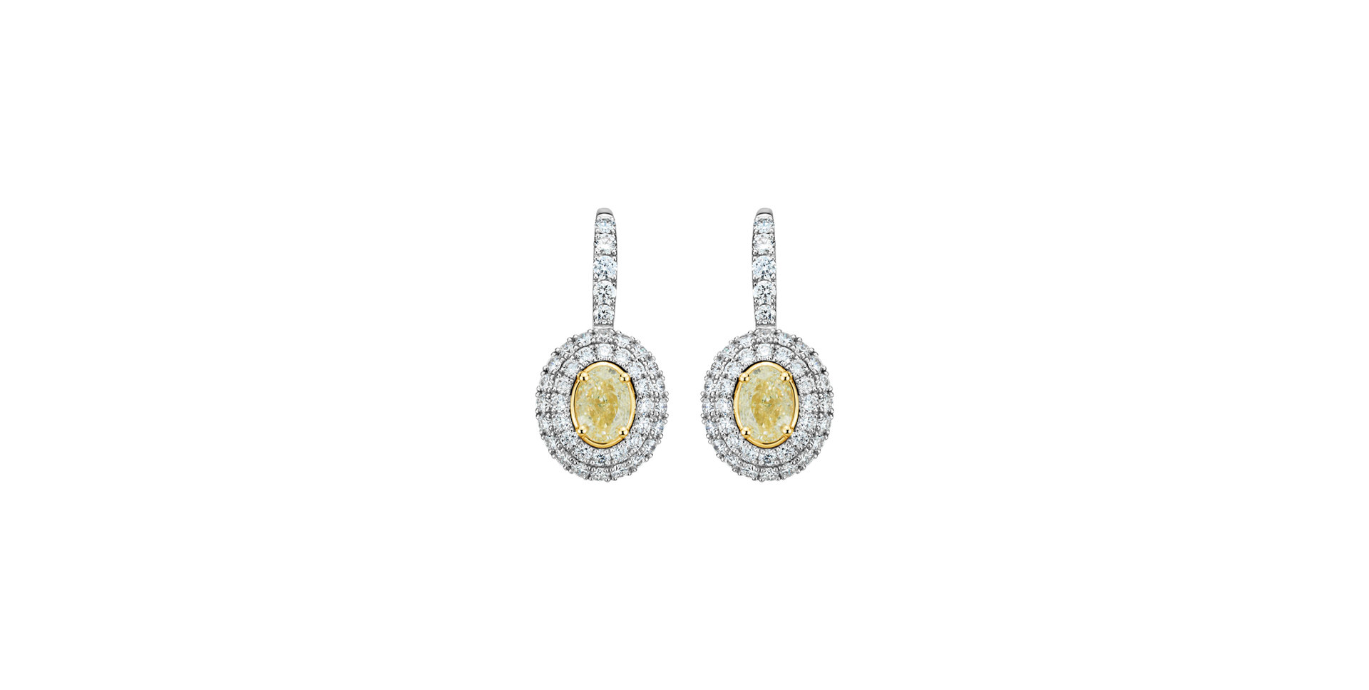 Diamond earrings Born of Light