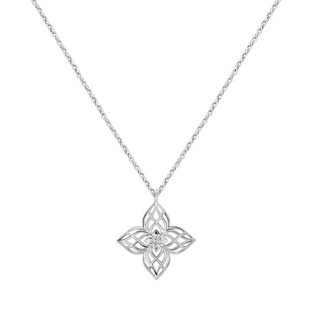 Diamond necklace Galactic Blossom