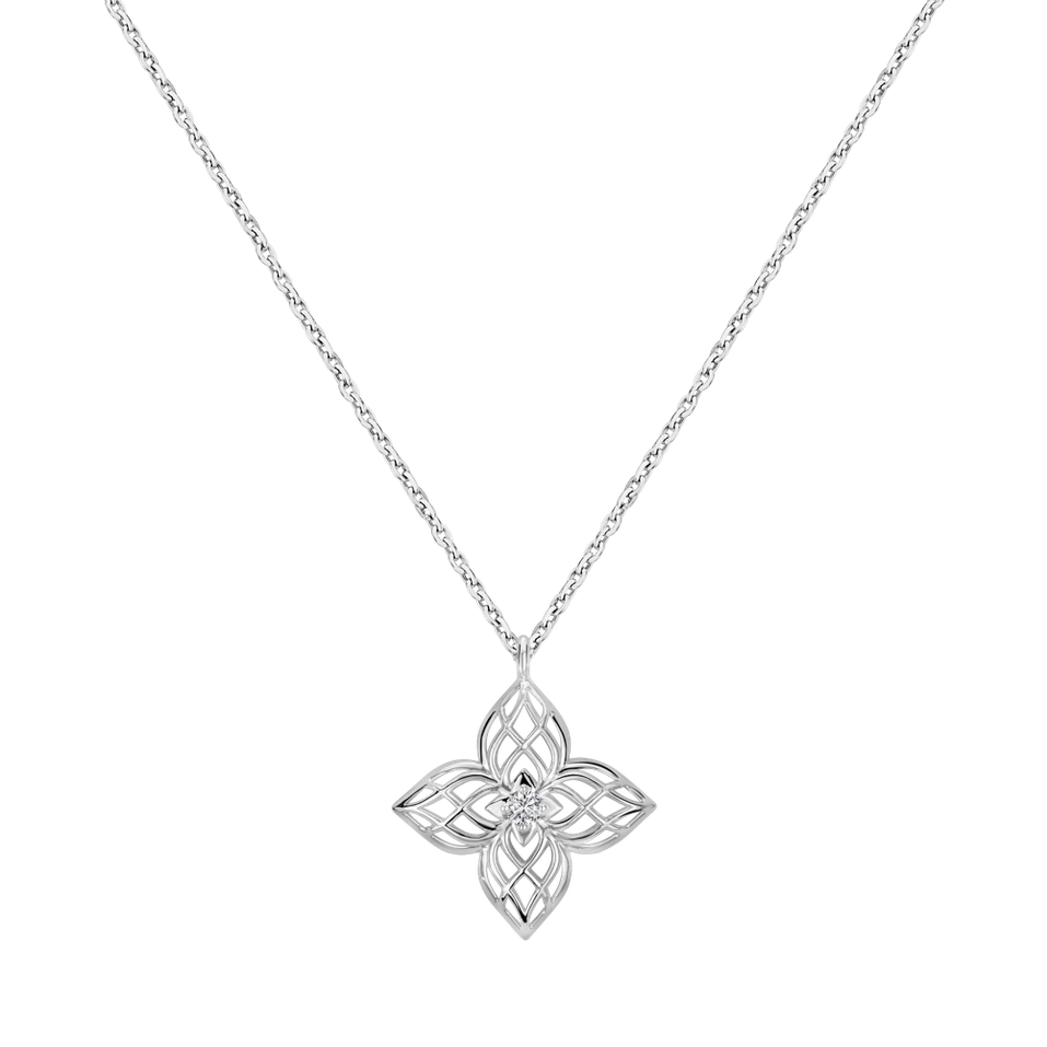Diamond necklace Galactic Blossom