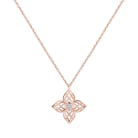 Diamond necklace Galactic Blossom