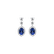 Diamond earrings with Tanzanite Tanzania Treasure2