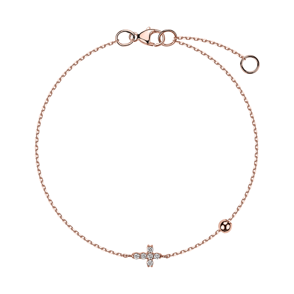 Diamond bracelet Radiant Cross