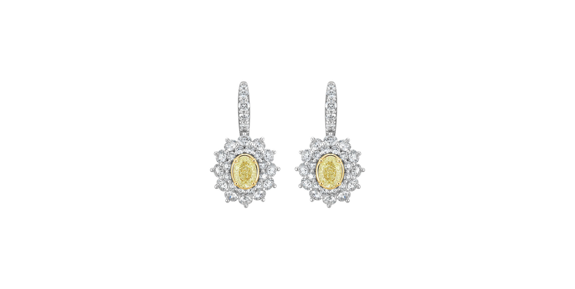 Diamond earrings Soleil Royale