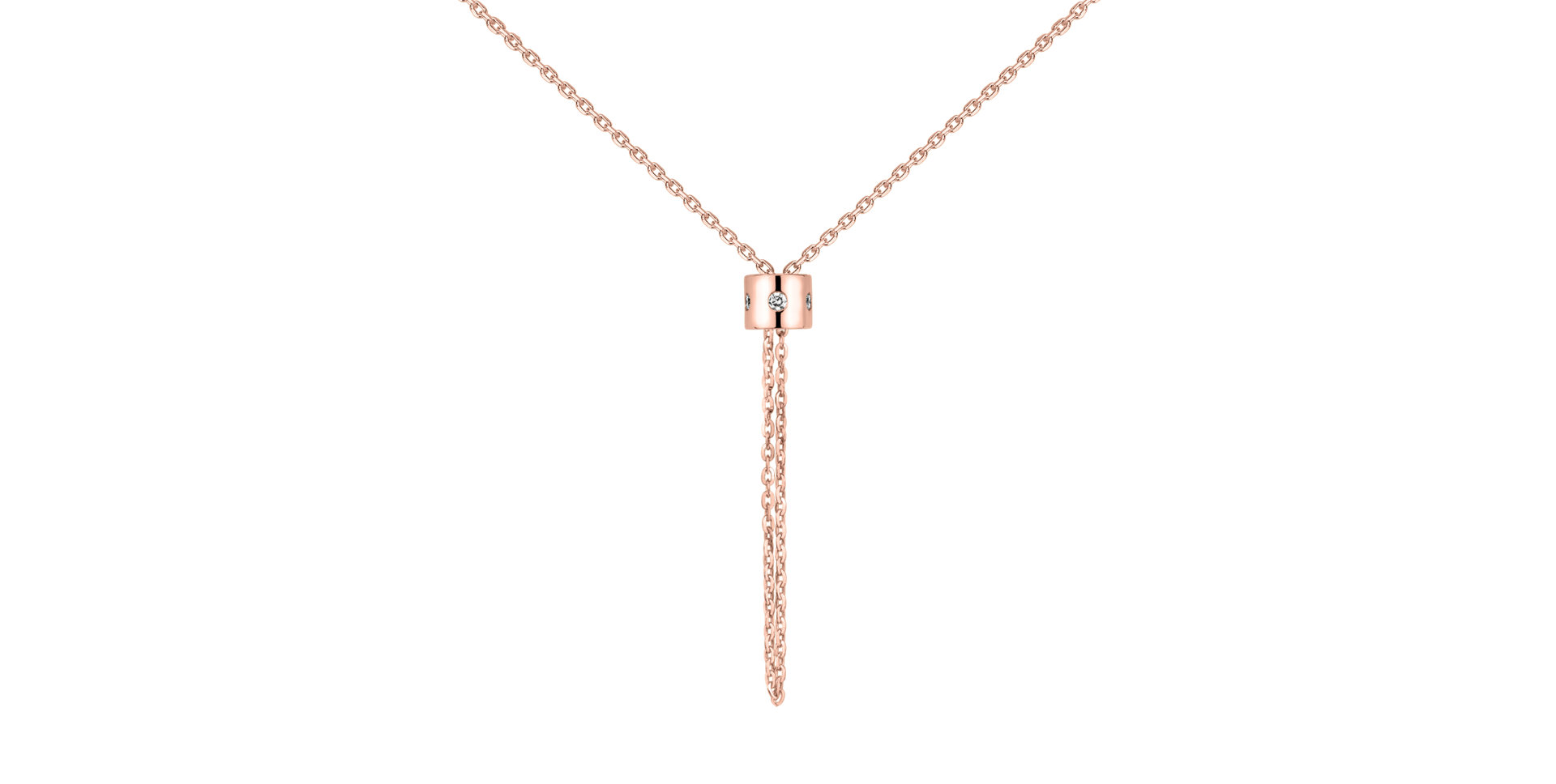 Diamond necklace Ring of Unity