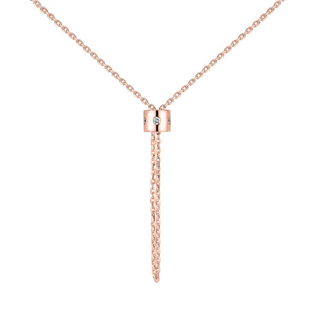 Diamond necklace Ring of Unity