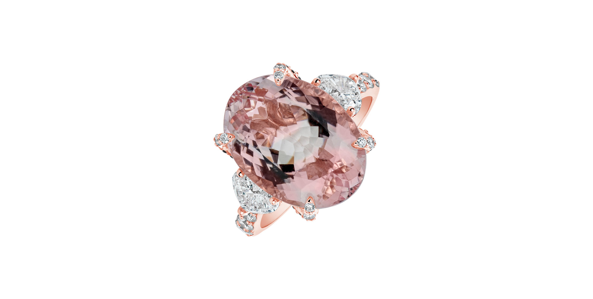 Diamond ring with Tourmaline Deloraine