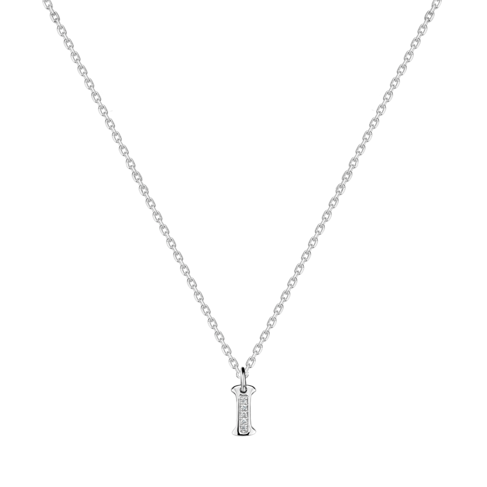 Diamond necklace Dream Letter I
