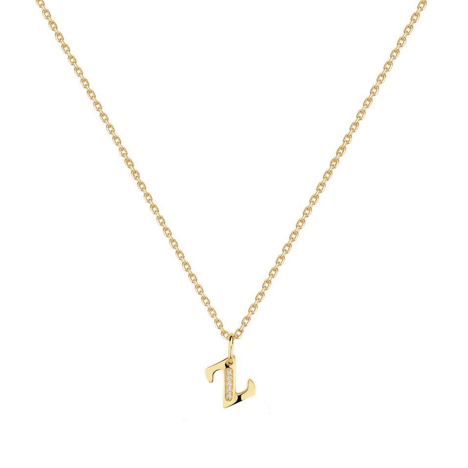 Diamond necklace Dream Letter Z