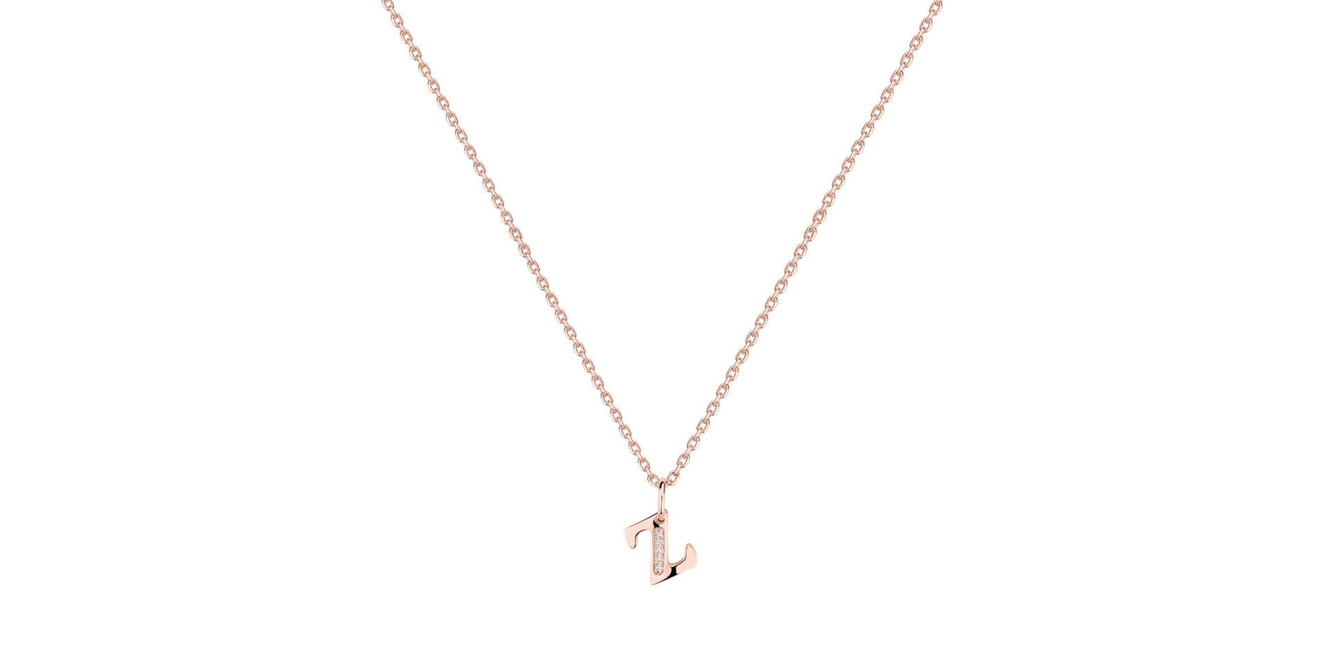 Diamond necklace Dream Letter Z