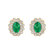 Diamond earrings with Emerald Fairy Goddess1