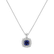 Diamond necklace with Tanzanite Majestic Glory1