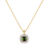 Diamond necklace with Tourmaline Majestic Glory1