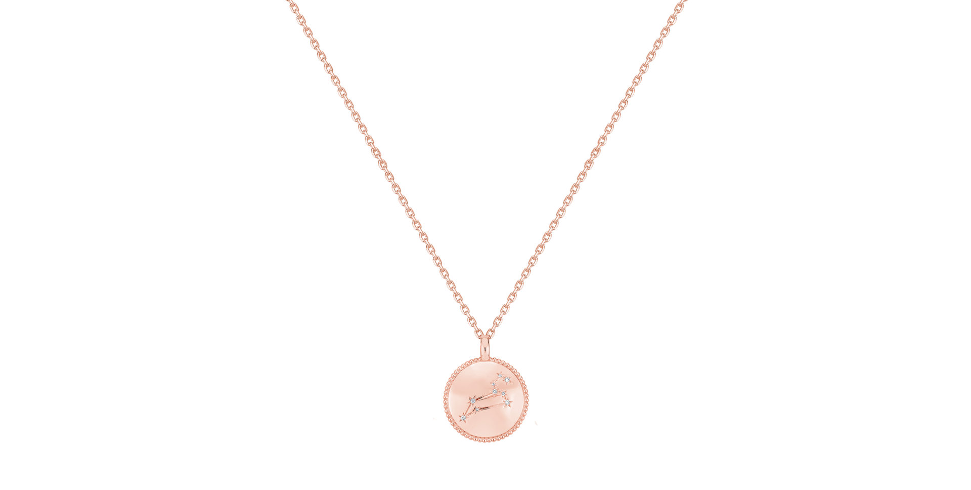 Diamond necklace Zodiac Sign Leo
