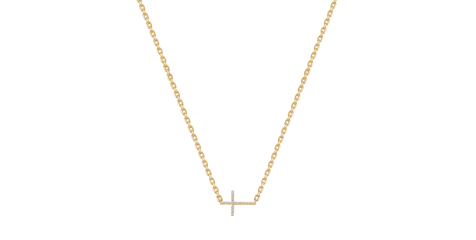 Diamond necklace Royal Cross