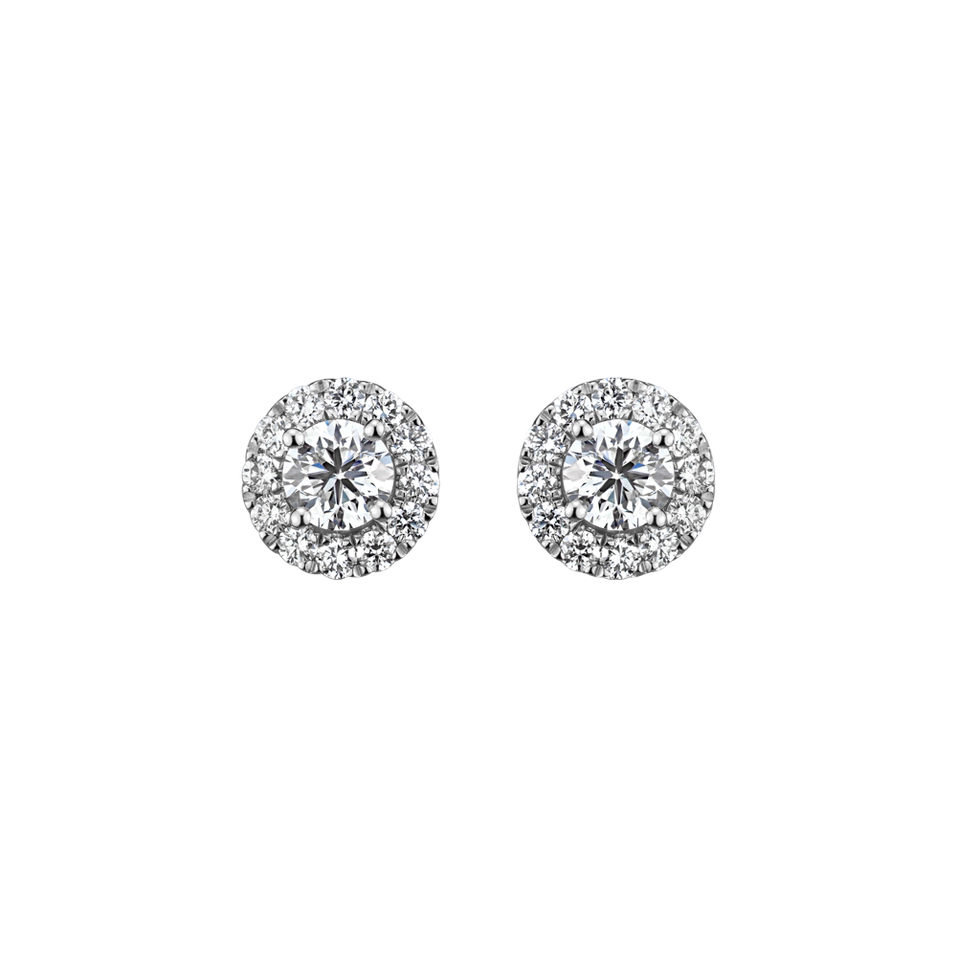 Diamond earrings Mosaic of Light