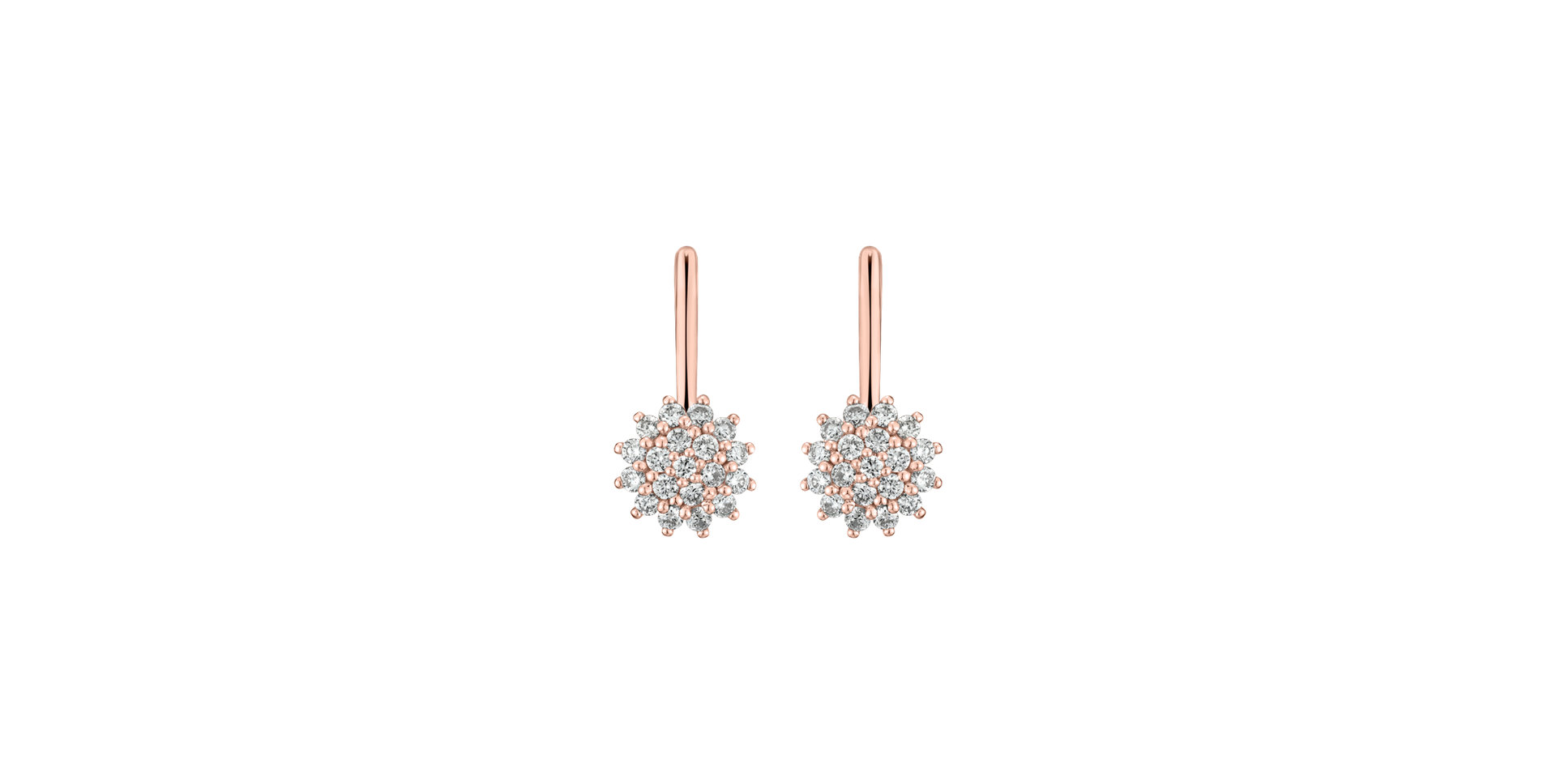 Diamond earrings Midnight Sun