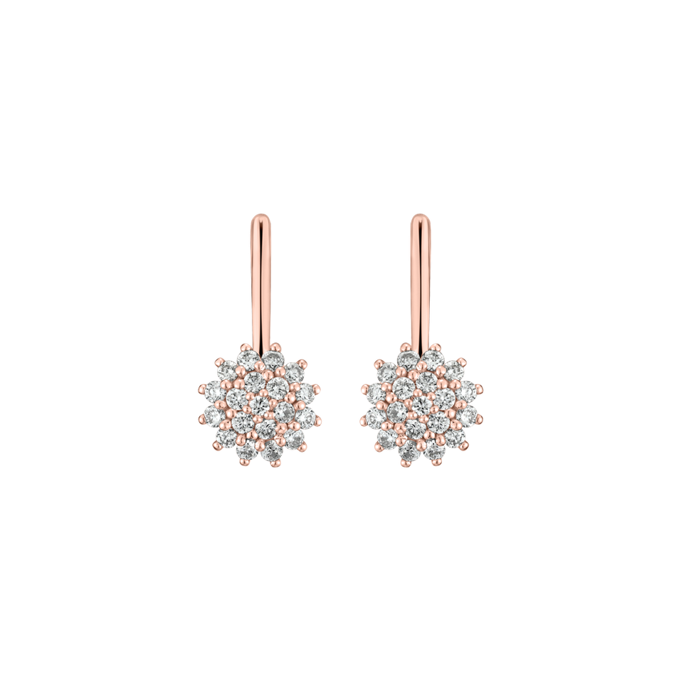 Diamond earrings Midnight Sun