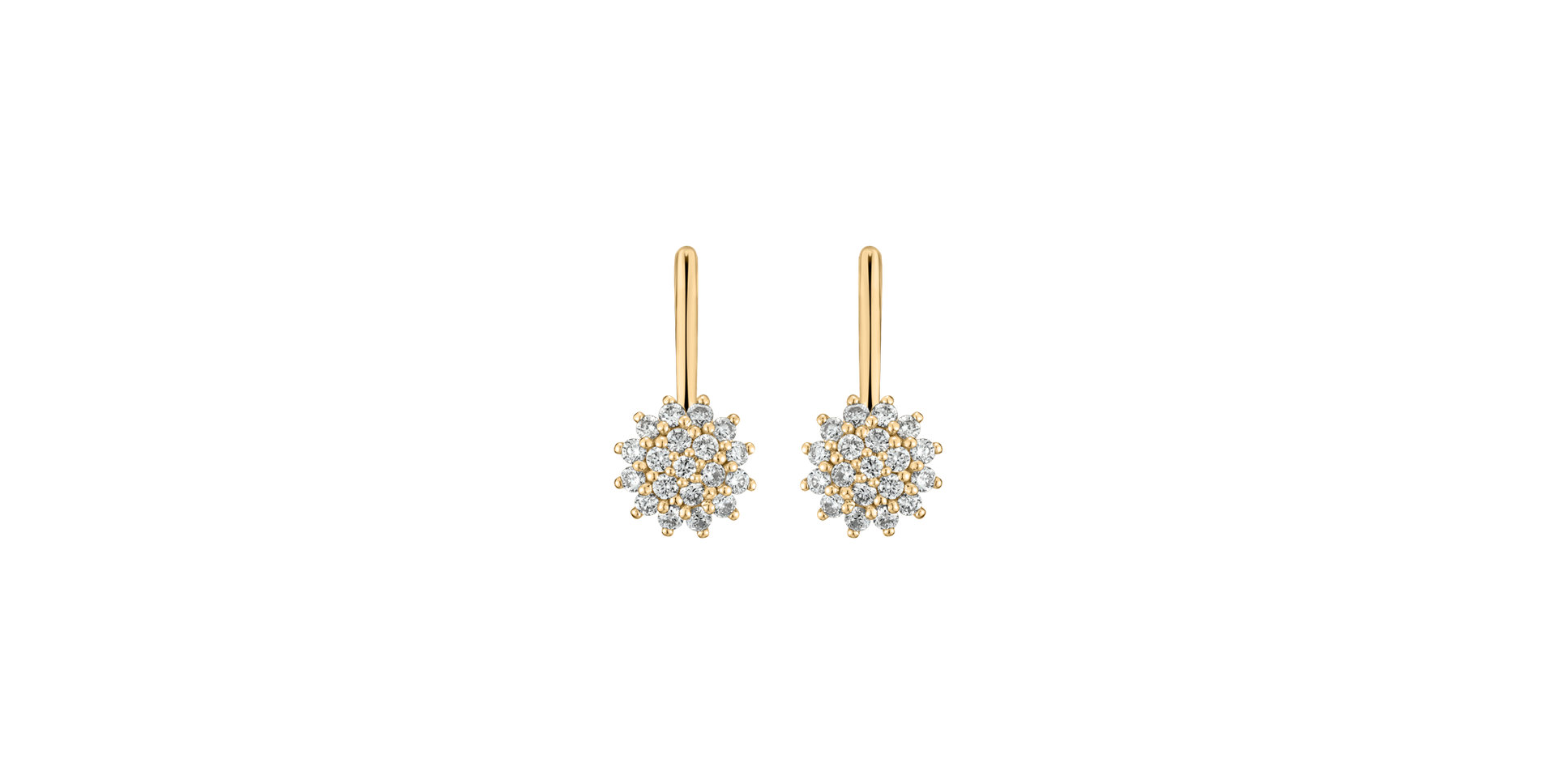 Diamond earrings Midnight Sun
