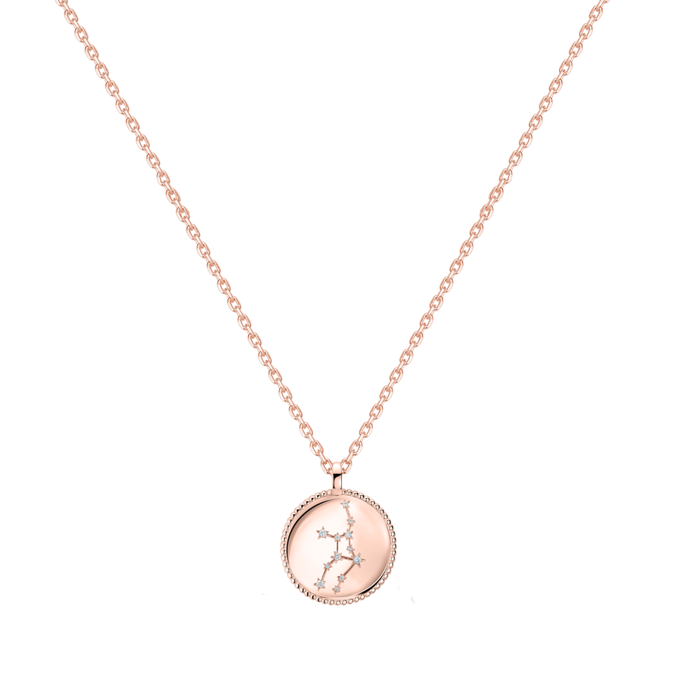 Diamond necklace Zodiac Sign Virgo