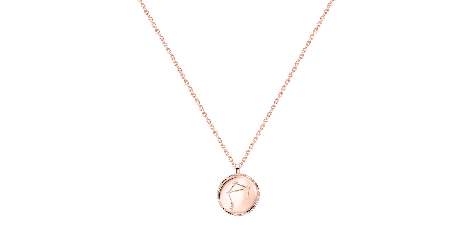 Diamond necklace Zodiac Sign Libra