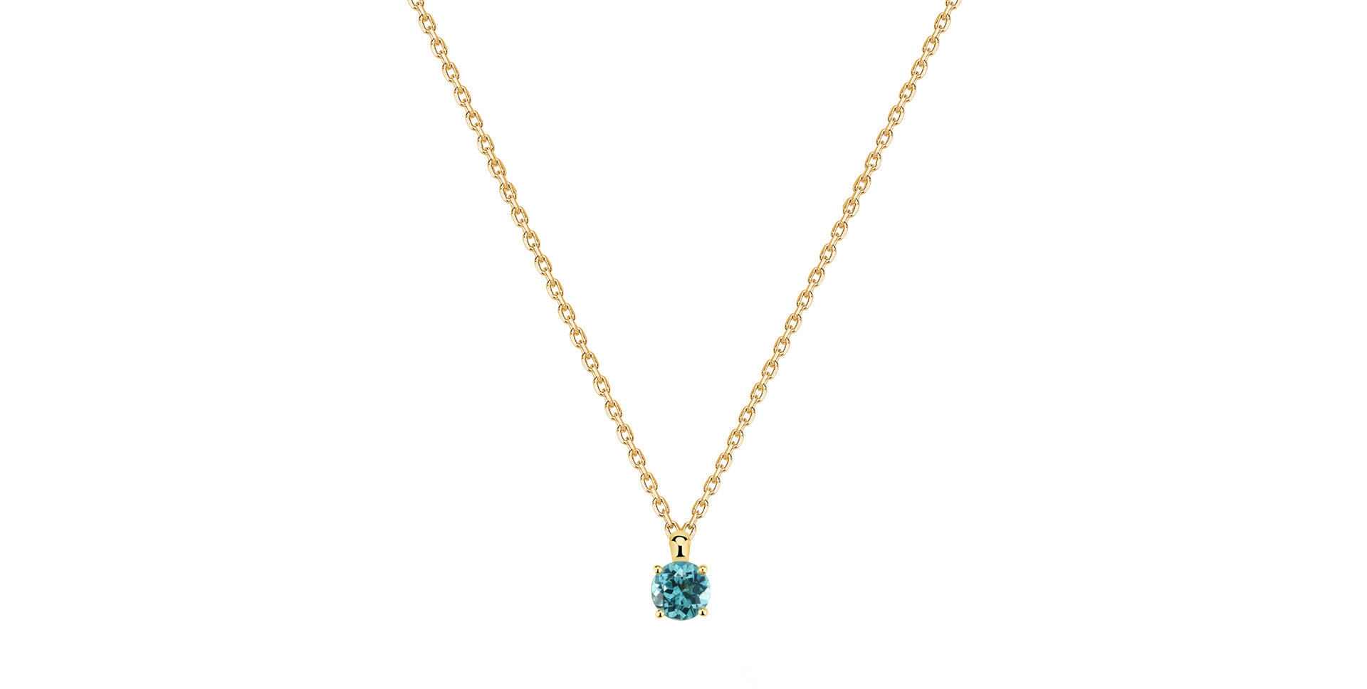 Necklace with Apatite Apatite Glow