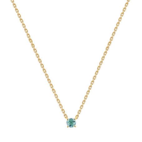 Necklace with Apatite Apatite Glow