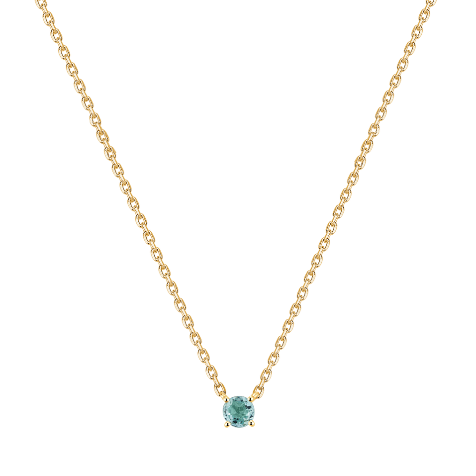 Necklace with Apatite Apatite Glow